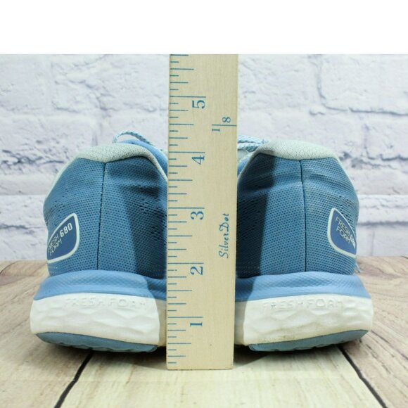 New Balance 680 Unisex Blue Mesh Fresh Foam Athletic Sneaker Shoes Size 7 - Picture 6 of 10